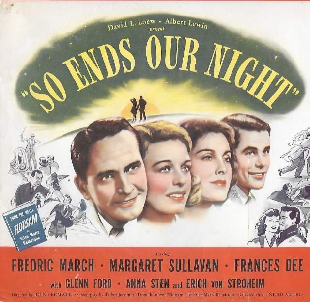 So Ends Our Night Movie Poster