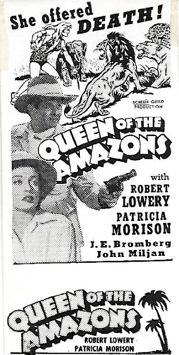 Queen of the Amazons Movie Poster